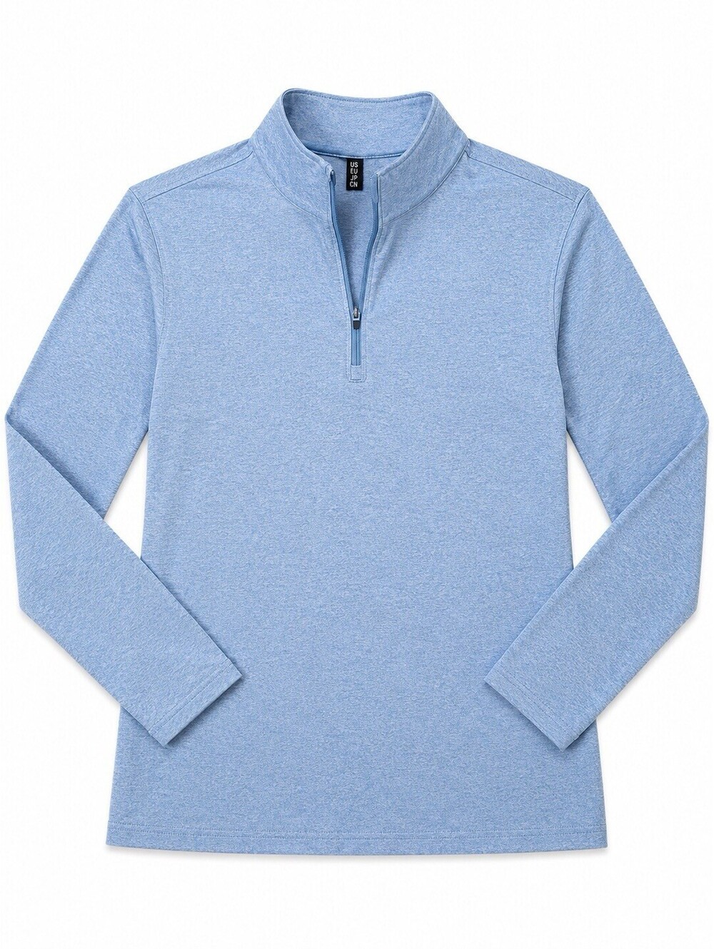 TACVASEN Women’s Quarter Zip Pullover Sky Blue Size Small Fleece Lined